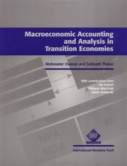 Cover of: Macroeconomic accounting and analysis in transition economies