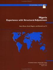 Cover of: Nigeria by Gary G. Moser, Scott Rogers, Reinold H. van Til, Robin Kibuka, Inutu Lukonga, Gary G. Moser