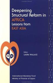 Cover of: Deepening structural reform in Africa: lessons from East Asia