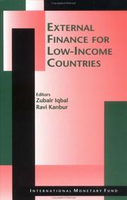 Cover of: External finance for low-income countries