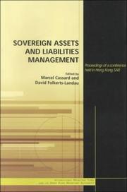 Cover of: Sovereign assets and liabilities management: proceedings of a conference held in Hong Kong SAR