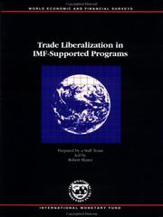 Trade liberalization in IMF-supported programs