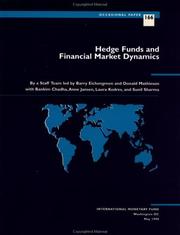 Cover of: Hedge funds and financial market dynamics