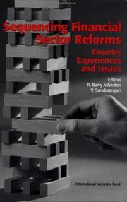 Cover of: Sequencing financial sector reforms by editors, R. Barry Johnston and V. Sundararajan.