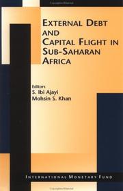 Cover of: External debt and capital flight in Sub-Saharan Africa