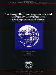 Cover of: Exchange rate arrangements and currency convertibility: developments and issues