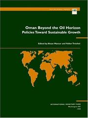 Cover of: Oman Beyond the Oil Horizon: Policies Toward Sustainable Growth (Occasional Paper (Intl Monetary Fund))