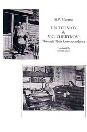 Cover of: L.N. Tolstoy and V.G. Chertkov