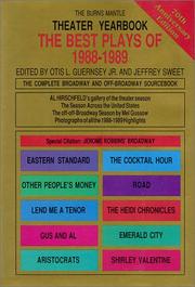 Cover of: Theater Yearbook 1988-1989: The Complete Broadway and Off-Broadway Sourcebook (Best Plays)