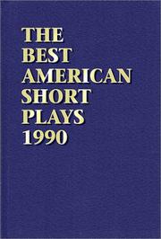 Cover of: The Best American Short Plays 1990 (Best American Short Plays) by Glenn Young