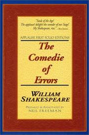 Cover of: The Comedie of Errors by William Shakespeare