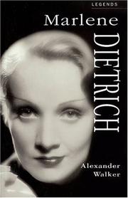 Cover of: Marlene Dietrich