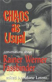 Cover of: Chaos as Usual: Conversations About Rainer Werner Fassbinder