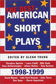Cover of: The Best American Short Plays 1998-1999 (Best American Short Plays)