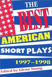 Cover of: The Best American Short Plays 1997-1998 (Best American Short Plays)