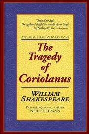 Cover of: The Tragedie of Coriolanus by William Shakespeare