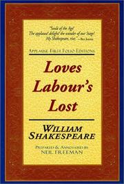 Cover of: Loves labour's lost by William Shakespeare