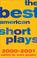 Cover of: The Best American Short Plays 2000-2001 (Best American Short Plays)