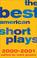 Cover of: The Best American Short Plays 2000-2001 (Best American Short Plays)