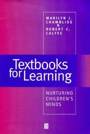 Textbooks for learning by Marilyn J. Chambliss
