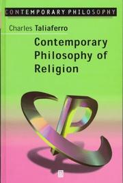 Cover of: Contemporary philosophy of religion by Charles Taliaferro