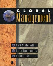 Cover of: Global management by Mark E. Mendenhall