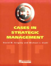 Cover of: Cases in strategic management