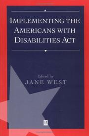 Cover of: Implementing the Americans with Disabilities Act | 