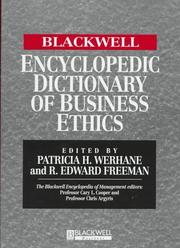 Cover of: Blackwell Encyclopedic of Management (Blackwell Encyclopedia of Management) by 