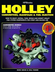 Holley carburetors, manifolds & fuel injection by Mike Urich
