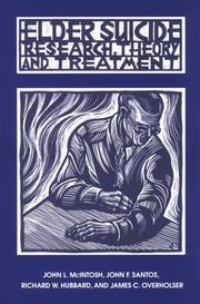 Cover of: Elder Suicide: Research, Theory, and Treatment