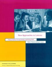 Cover of: New approaches to literacy by Robert J. Marzano