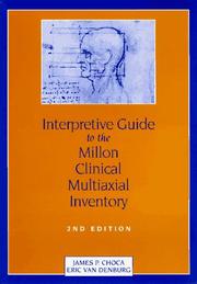 Cover of: Interpretative Guide to the Millon Clinical Multiaxial Inventory
