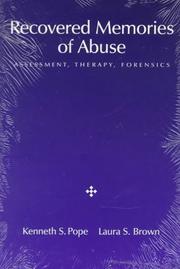 Cover of: Recovered memories of abuse by Kenneth S. Pope