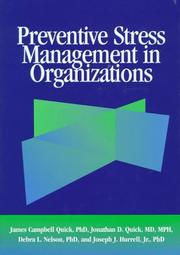 Cover of: Preventive stress management in organizations