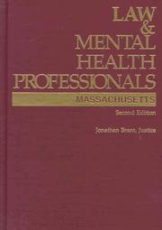 Cover of: Law & mental health professionals.