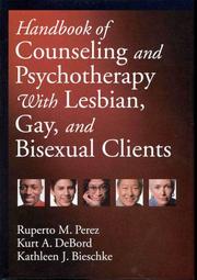 Cover of: Handbook of counseling and psychotherapy with lesbian, gay, and bisexual clients