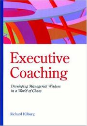 Cover of: Executive Coaching | Richard R. Kilburg
