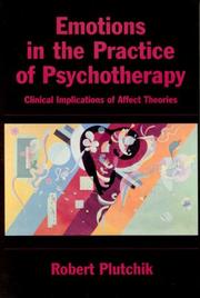 Cover of: Emotions in the Practice of Psychotherapy by Robert Plutchik