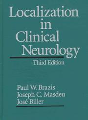 Cover of: Localization in clinical neurology