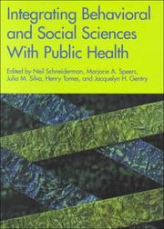 Cover of: Integrating Behavioral Social Sciences with Public Health | 