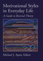 Cover of: Motivational Styles in Everyday Life by Michael J. Apter