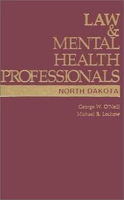 Cover of: Law & mental health professionals.