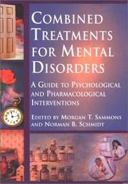 Cover of: Combined Treatments for Mental Disorders by 