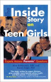 Cover of: The Inside Story on Teen Girls by Karen Zager, Alice Rubenstein