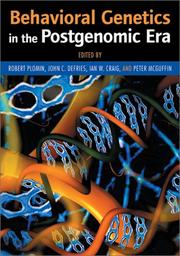 Cover of: Behavioral Genetics in the Postgenomic Era by 