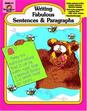 Cover of: Writing Fabulous Sentences and Paragraphs (Write It Writing Series)