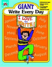 Cover of: Giant Write Every Day by Jo Ellen Moore, Jill Norris, Marilyn Evans