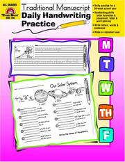 Cover of: Daily Handwriting Practice  by Jill Norris