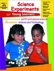 Cover of: Science Experiments for Young Learners